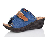 Шлепанцы Gurkem 0001-3 синій в магазине Фонтан Обуви