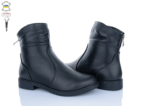 Ботинки Mona Liza 813 чорний в магазине Фонтан Обуви