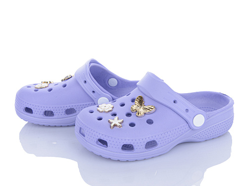 Кроксы Babyshop 128-3 purple в магазине Фонтан Обуви