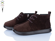 Ботинки A.N.I.One 07083 коричневий замш в магазине Фонтан Обуви