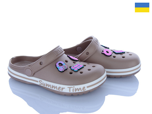 Кроксы Golden Lion N328 бежевий в магазине Фонтан Обуви