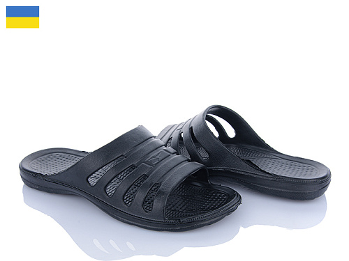 Шлепанцы Golden Lion Краб 207 чорний в магазине Фонтан Обуви