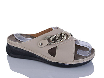 Шлепанцы Gurkem W26-63001-3 beige в магазине Фонтан Обуви