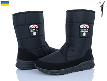 Дутики Paolla 4335 чорний в магазине Фонтан Обуви