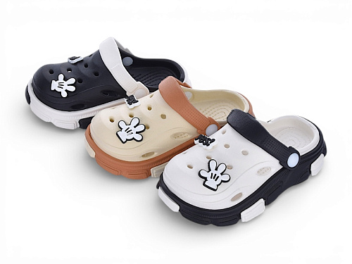 Кроксы Jh-Ян A5616-1 mix в магазине Фонтан Обуви