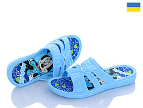 Шлепанцы Golden Lion Міккі блакитний в магазине Фонтан Обуви