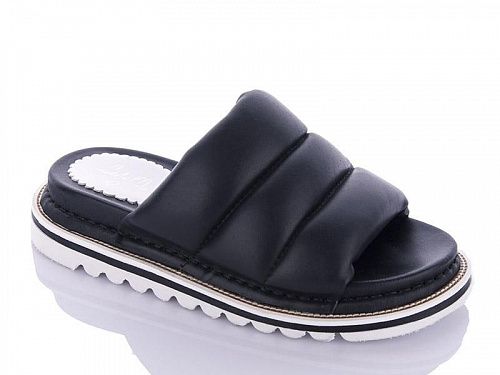 Шлепанцы Ladymia 5061 black в магазине Фонтан Обуви