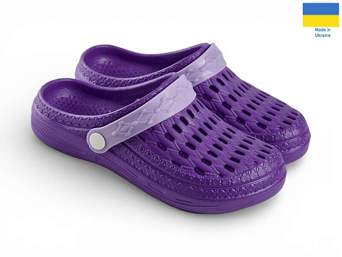 Кроксы Rai Shoes DS62 фіолетовий в магазине Фонтан Обуви