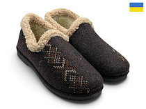 Тапочки Rai Shoes PT15 коричневий в магазине Фонтан Обуви