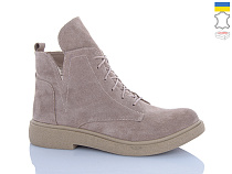 Ботинки Sali 13 бежевий з беж-п.зима в магазине Фонтан Обуви