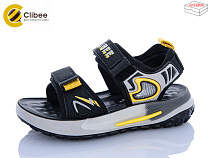 Босоножки Clibee-Apawwa ZB2310-2 black-yellow в магазине Фонтан Обуви