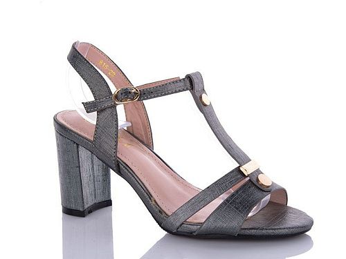 Босоножки Qq Shoes 815-29 d.grey в магазине Фонтан Обуви