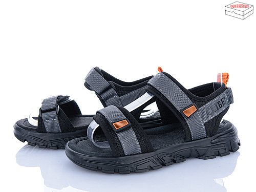 Босоножки Apawwa AC703-4 grey-orange в магазине Фонтан Обуви