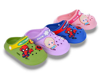 Кроксы Babyshop 2268-1H3 mix в магазине Фонтан Обуви