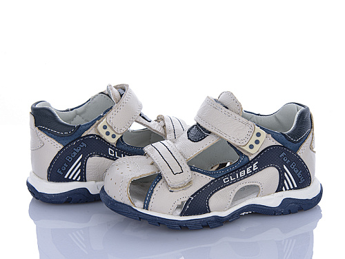 Босоножки Crossopt F240 beige-d.blue в магазине Фонтан Обуви