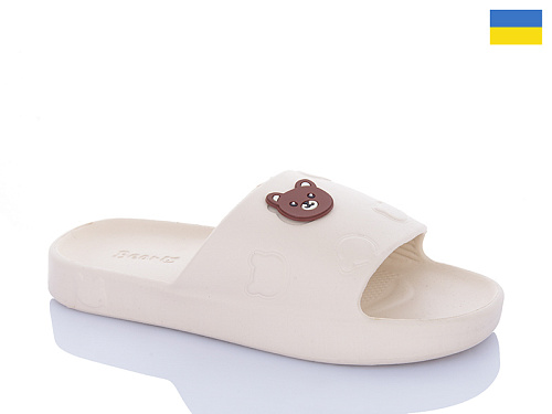 Шлепанцы Dago Олімп Ж109 бежевий в магазине Фонтан Обуви