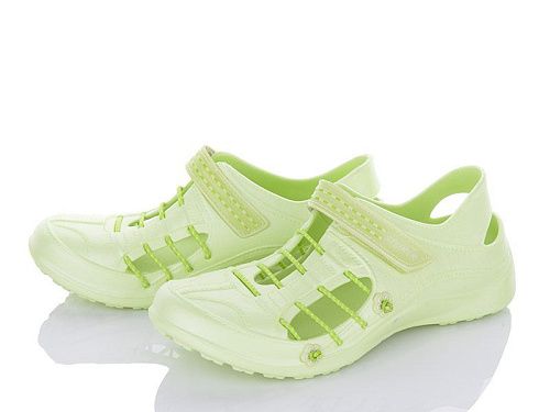 Кроксы No Brand N05-93 l.green в магазине Фонтан Обуви