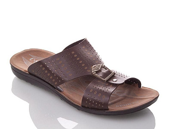 Шлепанцы Malibu MKD3830 brown в магазине Фонтан Обуви