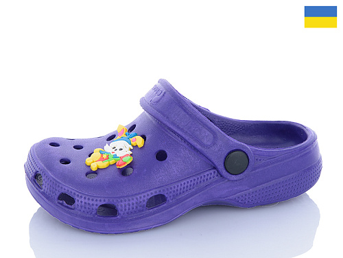 Кроксы Успіх Cross H017 фіолетовий в магазине Фонтан Обуви