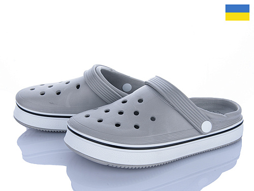 Кроксы Golden Lion 1400 сірий в магазине Фонтан Обуви