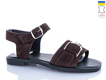 Босоножки Garti 24 коричневий замш в магазине Фонтан Обуви