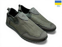 Слипоны Rai Shoes 2901 чорний в магазине Фонтан Обуви