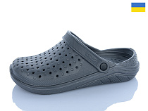 Кроксы Sanlin2 025 т.сірий в магазине Фонтан Обуви