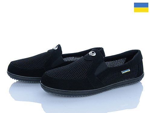 Слипоны Paolla T11 чорний в магазине Фонтан Обуви