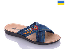 Шлепанцы Gurkem MD2026-2130 синій в магазине Фонтан Обуви