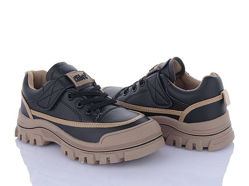 Кроссовки Apawwa LC101 black-khaki в магазине Фонтан Обуви