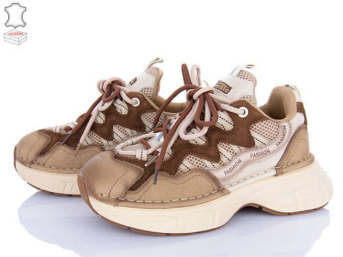 Кроссовки S.Sofi.S BA1002-1 l.brown в магазине Фонтан Обуви