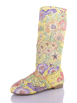 Сапоги Miss Ilonna Вязка короткий Лесная поляна в магазине Фонтан Обуви