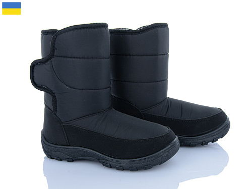 Дутики Lenase 084 чорний в магазине Фонтан Обуви