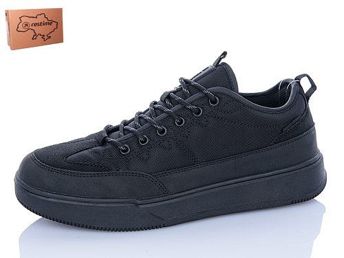 Кроссовки Restime AMO26822 black в магазине Фонтан Обуви