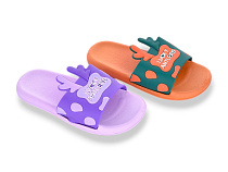 Шлепанцы Super Gear 01-759 lilac-orange mix в магазине Фонтан Обуви