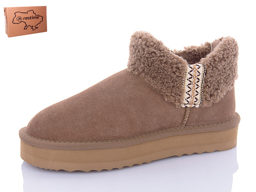 Угги Restime YWZ24450 cappuccino в магазине Фонтан Обуви