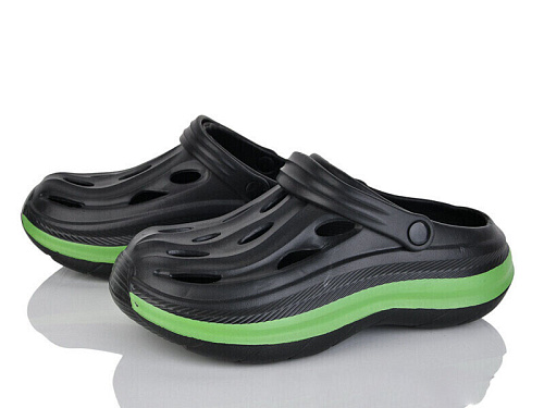 Кроксы X&L 814 black в магазине Фонтан Обуви