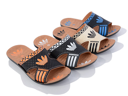 Шлепанцы Gurkem 2024-019-1 mix в магазине Фонтан Обуви