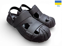 Кроксы Rai Shoes 528 шоколад в магазине Фонтан Обуви