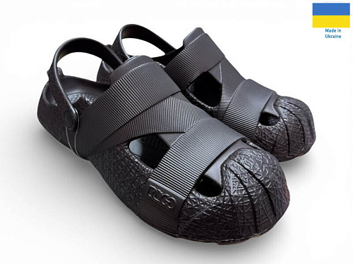 Кроксы Rai Shoes 528 шоколад в магазине Фонтан Обуви