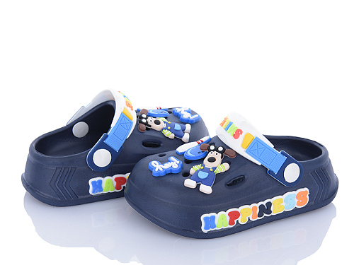 Кроксы Soylu KK006 синій в магазине Фонтан Обуви