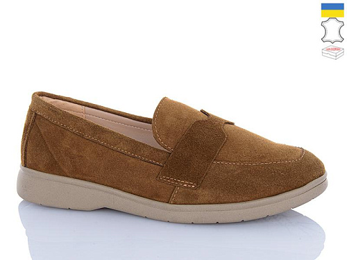 Туфли Sali A2-2 camel з беж-п. в магазине Фонтан Обуви