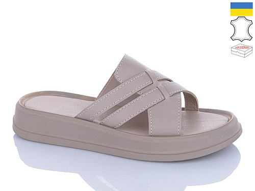 Шлепанцы Garti 0174 капучино шк. в магазине Фонтан Обуви