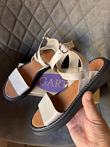 Босоножки 3145 беж шкіра в магазине Фонтан Обуви