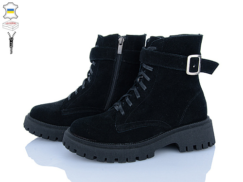 Ботинки Viscala 27101VL-A4 чорний в магазине Фонтан Обуви