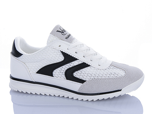 Кроссовки Violeta 2028-1 white-black в магазине Фонтан Обуви