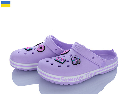 Кроксы Roks 328 лаванда в магазине Фонтан Обуви