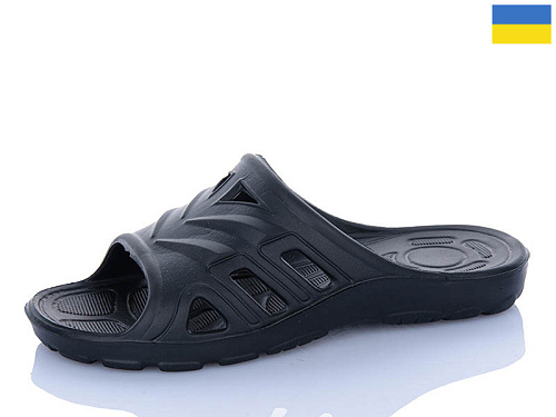 Шлепанцы Progress 28 чорний в магазине Фонтан Обуви