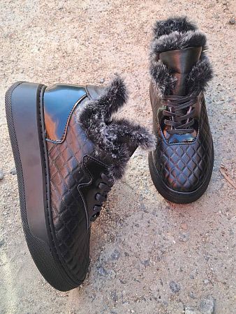 Ботинки Viscala 21115 чёрн.к. зима в магазине Фонтан Обуви