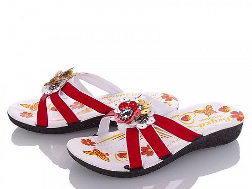 Шлепанцы Beyza 0-110 красные в магазине Фонтан Обуви